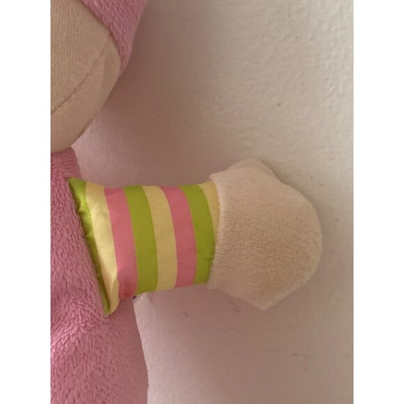 Fisher Price Pink Baby's First 1st Doll Brilliant Basics Plush Rattle Soft Toy - Picture 6 of 9